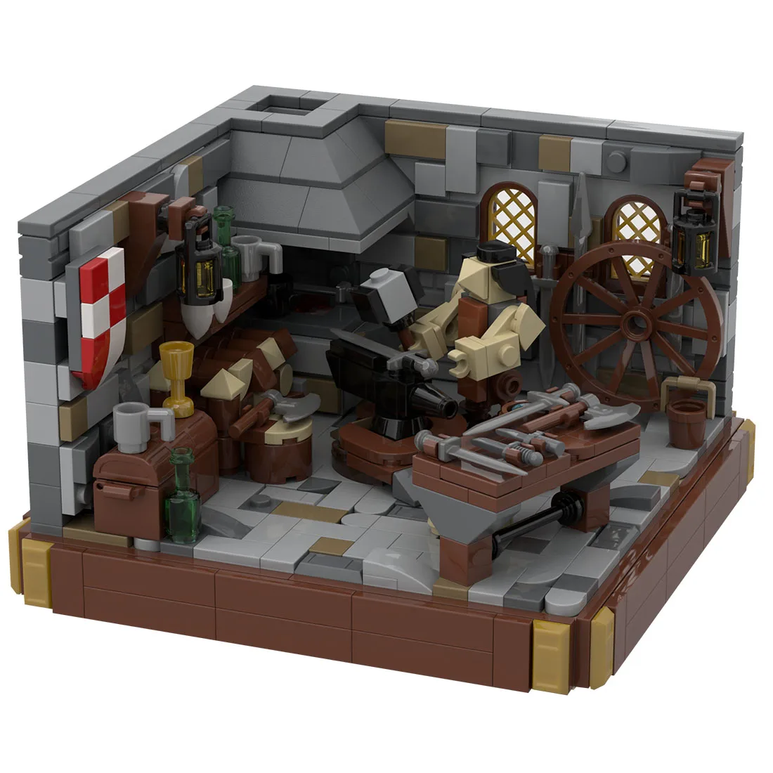 Авторизованный брикет, средневековый фальсификатор 577, набор строительных блоков-изготовитель: Дариус 
Авторизованный брикет, средневековый фальсификатор 577, набор строительных блоков-изготовитель: Дариус