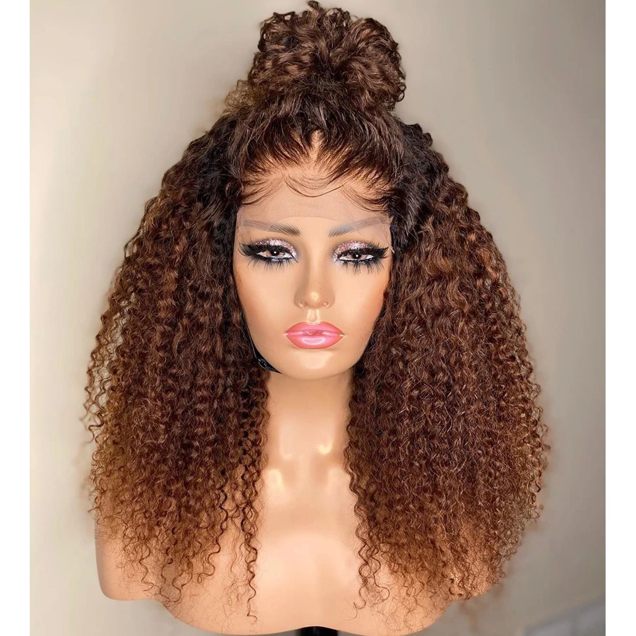 Long PrePlucked Soft 26 inch Ombre Blonde Kinky Curly Glueless European Human Hair 13*6 Lace Front Wig For Black Women Daily
Long PrePlucked Soft 26 inch Ombre Blonde Kinky Curly Glueless European Human Hair 13*6 Lace Front Wig For Black Women Daily