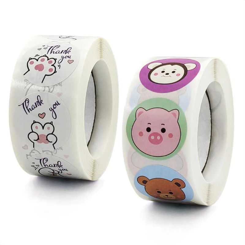 100-500PCS Animal Gesture Praise Thank You Sticker Labels Sealing Paper Sticky Stationery Supply Decorative Child Scrapbooking
100-500PCS Animal Gesture Praise Thank You Sticker Labels Sealing Paper Sticky Stationery Supply Decorative Child Scrapbooking