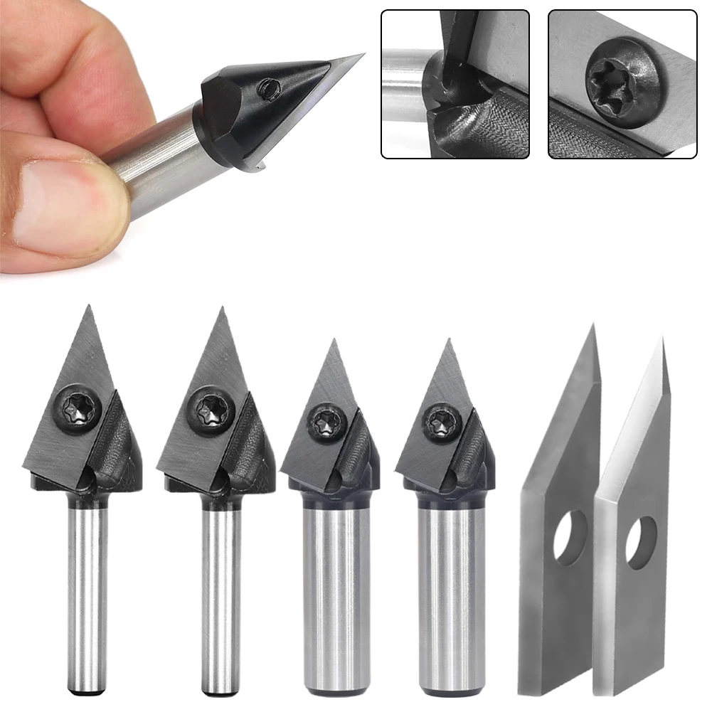1pc Milling Cutter Chamfering 45 Degree V-shaped Router Bit Woodworking Engraving Milling Cutter Woodworking Tools
1pc Milling Cutter Chamfering 45 Degree V-shaped Router Bit Woodworking Engraving Milling Cutter Woodworking Tools