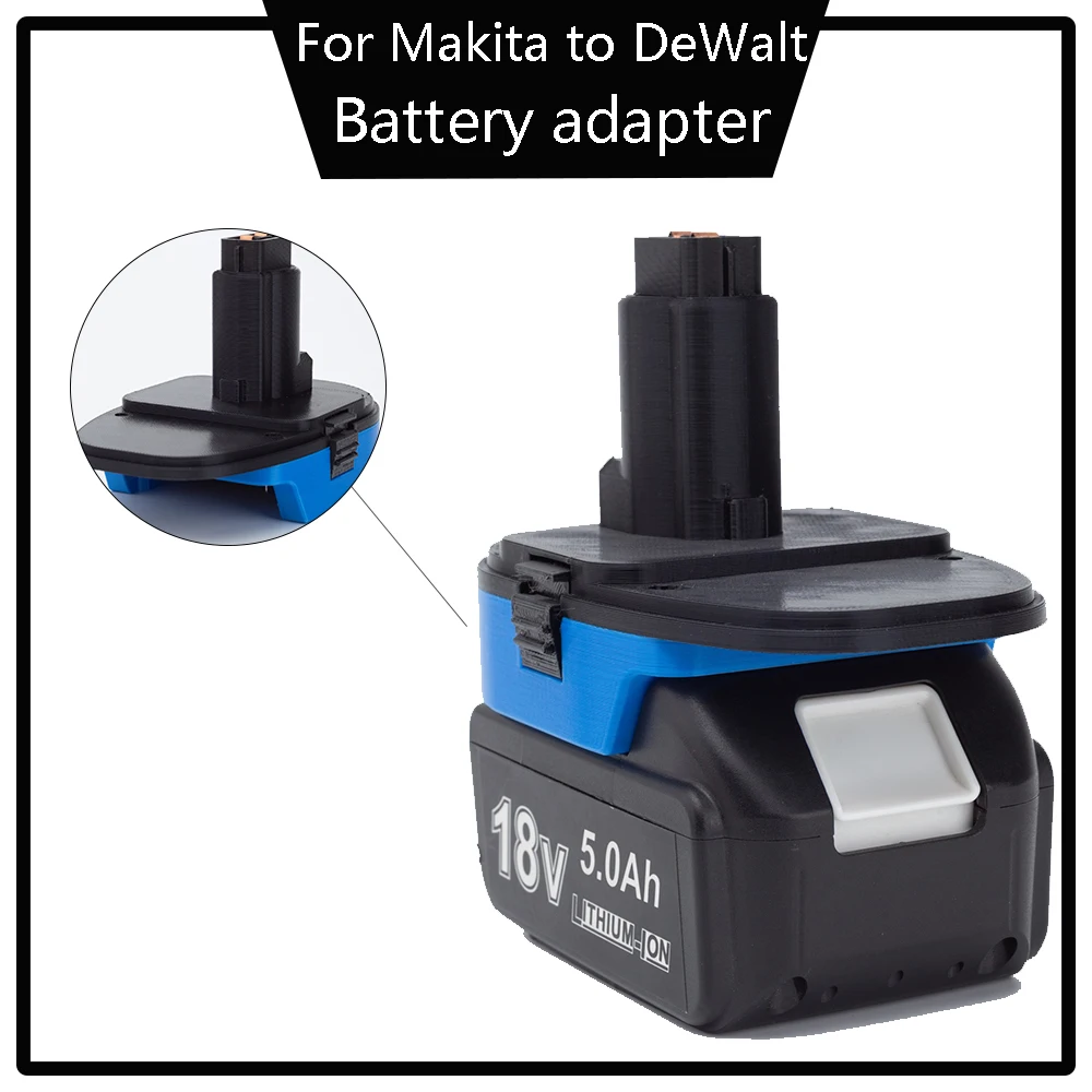 Power Tool Accessories Battery Converter Adapter for MAKITA to DeWalt 18V Lithium Battery(Not include tools and battery)
Power Tool Accessories Battery Converter Adapter for MAKITA to DeWalt 18V Lithium Battery(Not include tools and battery)