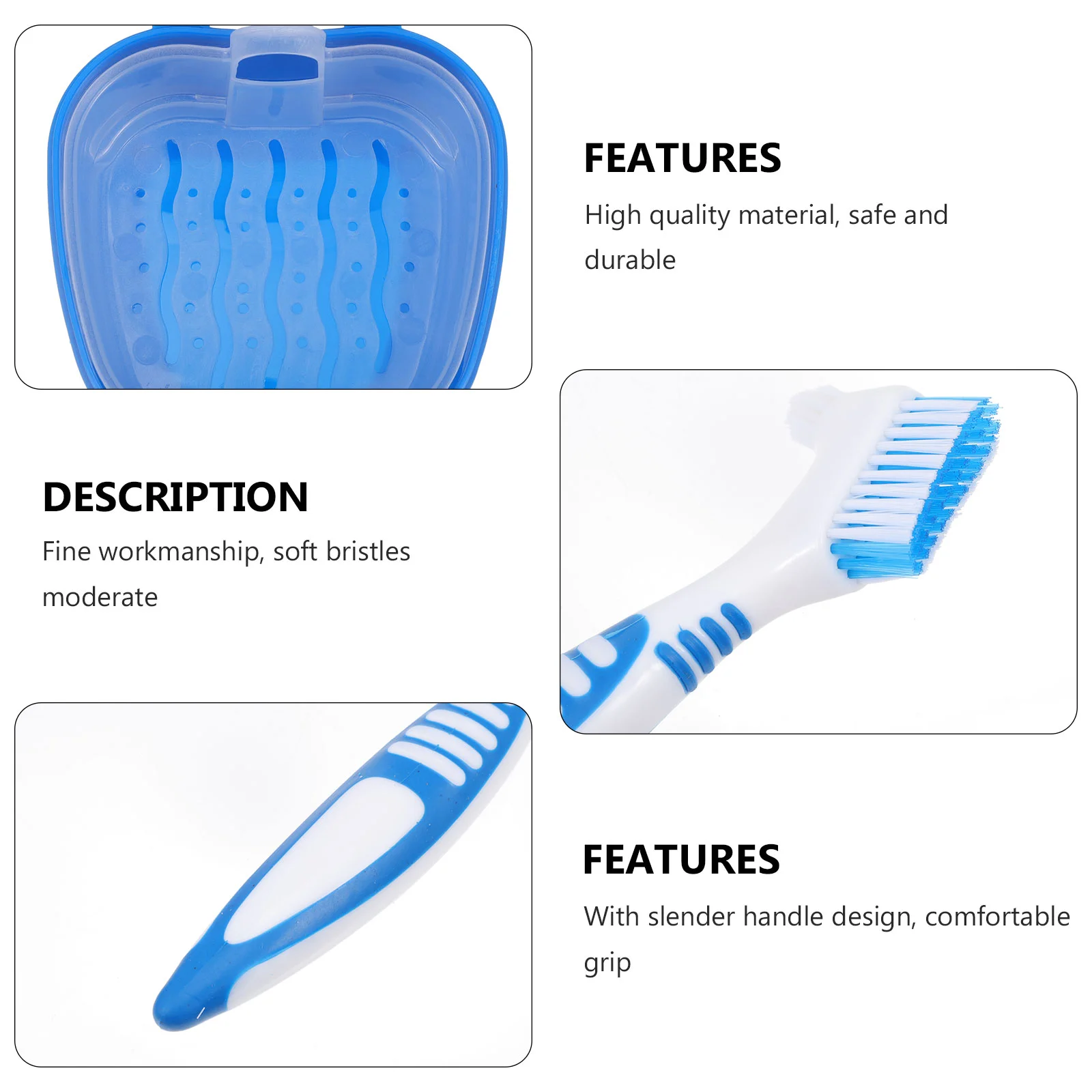 False Set Holder Plastic Plastic Organizer Box Portable Kit Kit Care Tools Cleaning
False Set Holder Plastic Plastic Organizer Box Portable Kit Kit Care Tools Cleaning