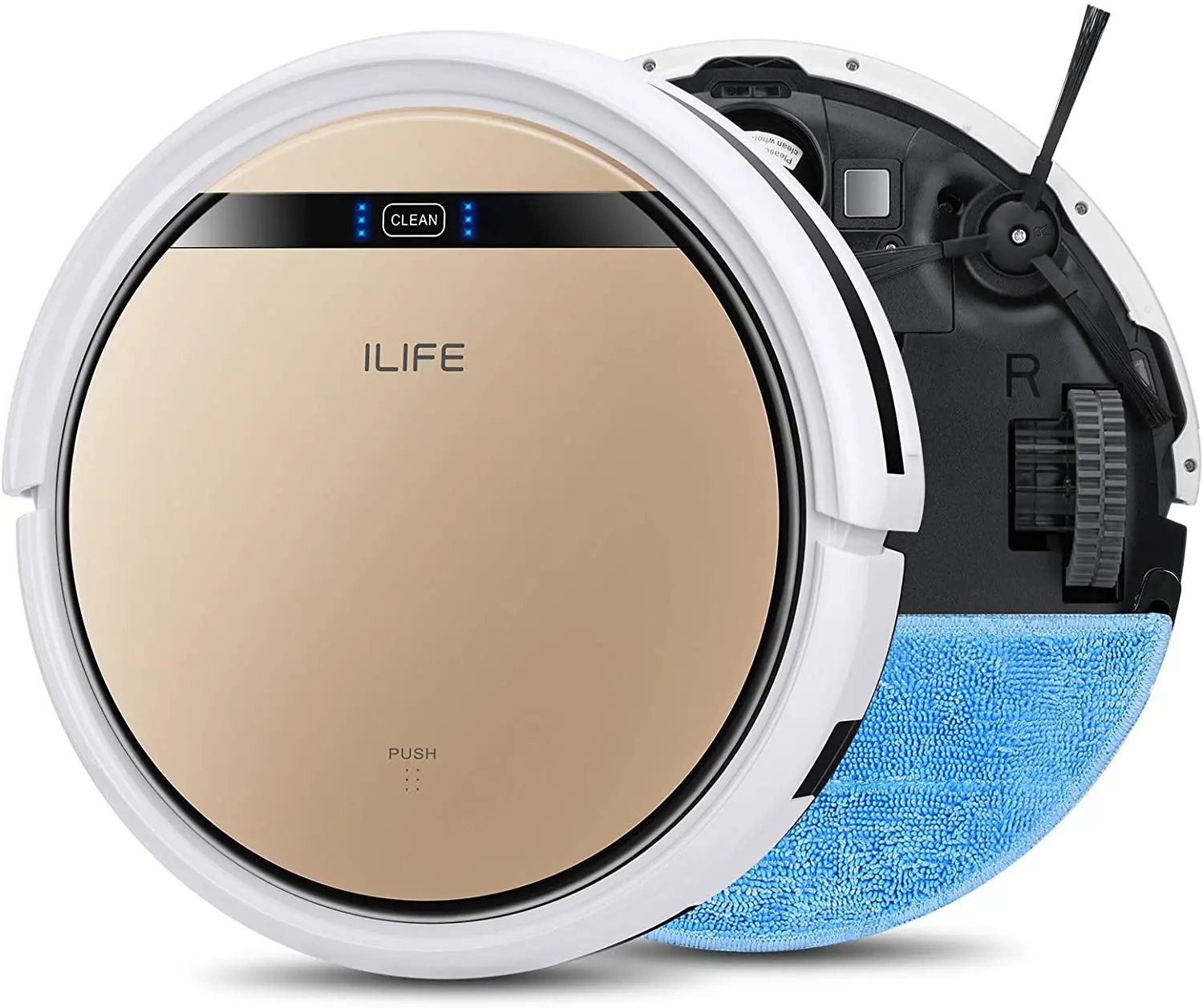

ILIFE V5s Pro, 2-in-1 Robot Vacuum and Mop, Slim, Automatic Self-Charging Robotic Vacuum Cleaner, Daily Schedule, Ideal for Pet