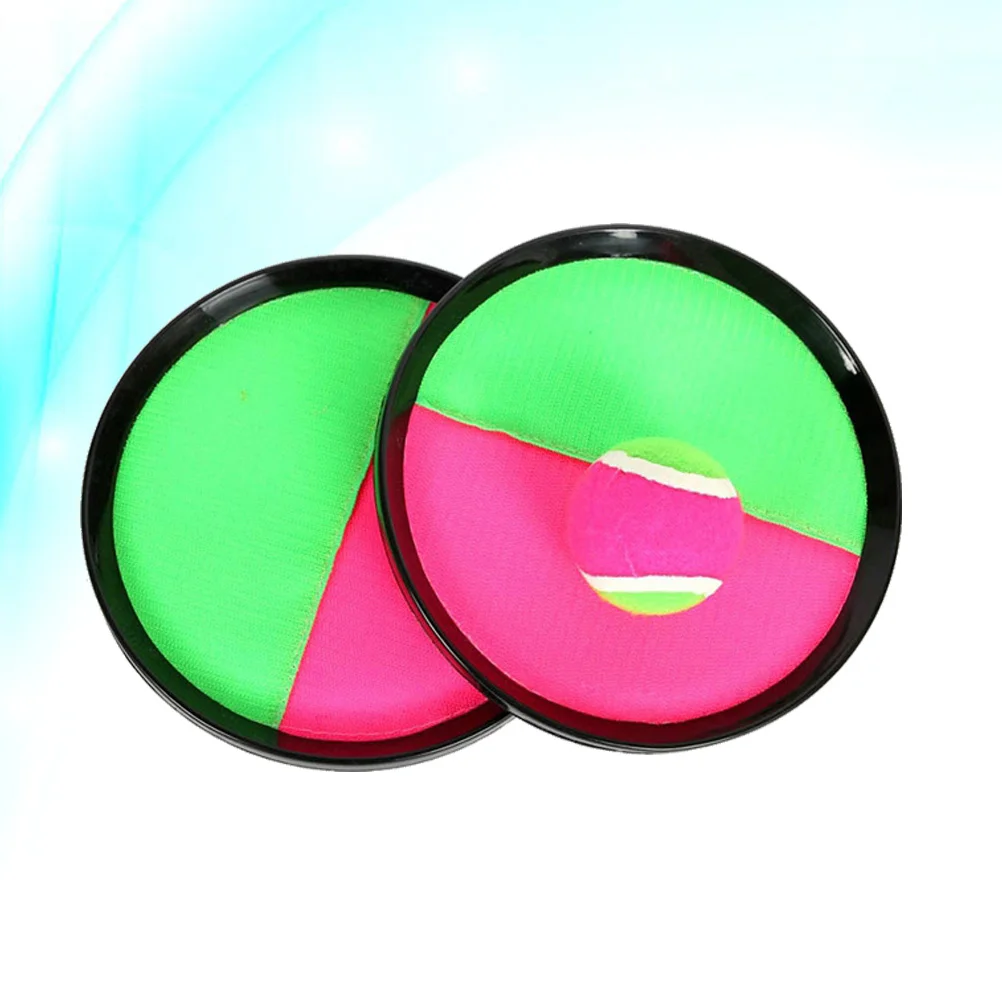 2 Pack Catch Paddle Game Set Interactive Durable Outdoor Parent-child Game for Children Kids 
2 Pack Catch Paddle Game Set Interactive Durable Outdoor Parent-child Game for Children Kids