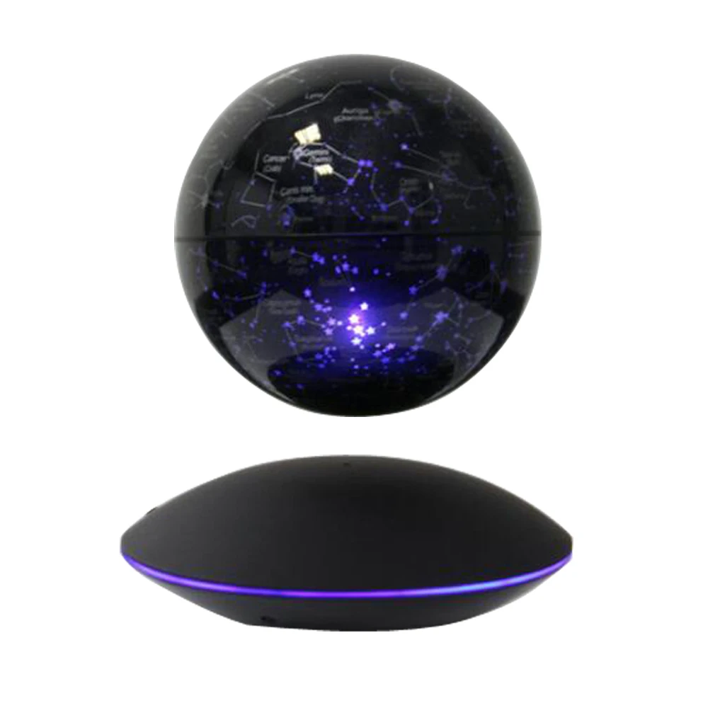 

New Creativity 3D Magnetic Levitation Globe LED Night Light 6inch Rotating Globe Floating Desk Lamp For Home Decoration Gift