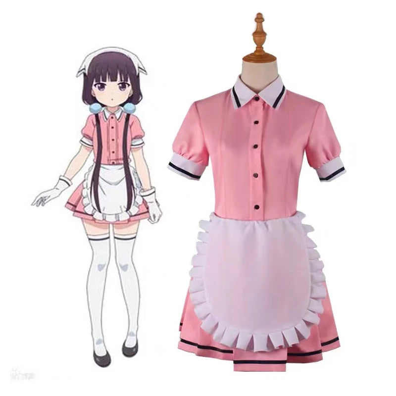 Blend S Cosplay Costume Anime Hinata Kaho/Hideri Kanzaki/Maika Sakuranomiya/Amano Miu/Mafuyu Hoshikawa Maid Apron Dress Uniform
Blend S Cosplay Costume Anime Hinata Kaho/Hideri Kanzaki/Maika Sakuranomiya/Amano Miu/Mafuyu Hoshikawa Maid Apron Dress Uniform