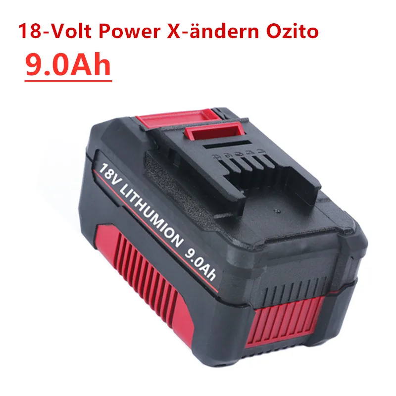 Neuer Ersatz 18V9000mAh Lithium-ionen Akku 4511481 Für Einhell 18-Volt Power X-ändern Ozito Cordless Power Tools Mobile Batterie
Neuer Ersatz 18V9000mAh Lithium-ionen Akku 4511481 Für Einhell 18-Volt Power X-ändern Ozito Cordless Power Tools Mobile Batterie