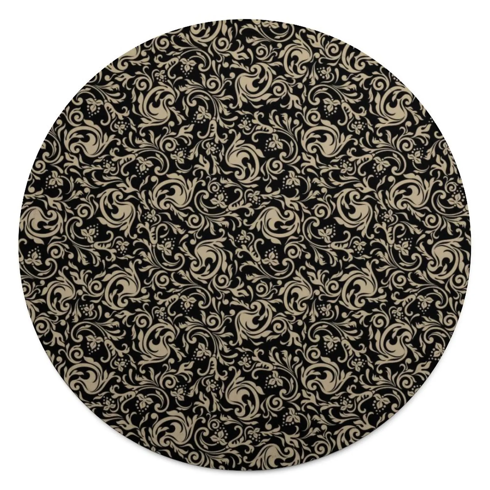 Круглое фланелевое одеяло в стиле барокко с цветочным принтом
Круглое фланелевое одеяло в стиле барокко с цветочным принтом