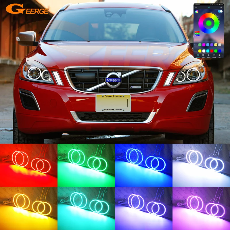 For Volvo XC60 156 2009 2010 2011 2012 2013 RF Remote BT App Ultra Bright Multi-Color RGB LED Angel Eyes Kit Halo Rings
For Volvo XC60 156 2009 2010 2011 2012 2013 RF Remote BT App Ultra Bright Multi-Color RGB LED Angel Eyes Kit Halo Rings