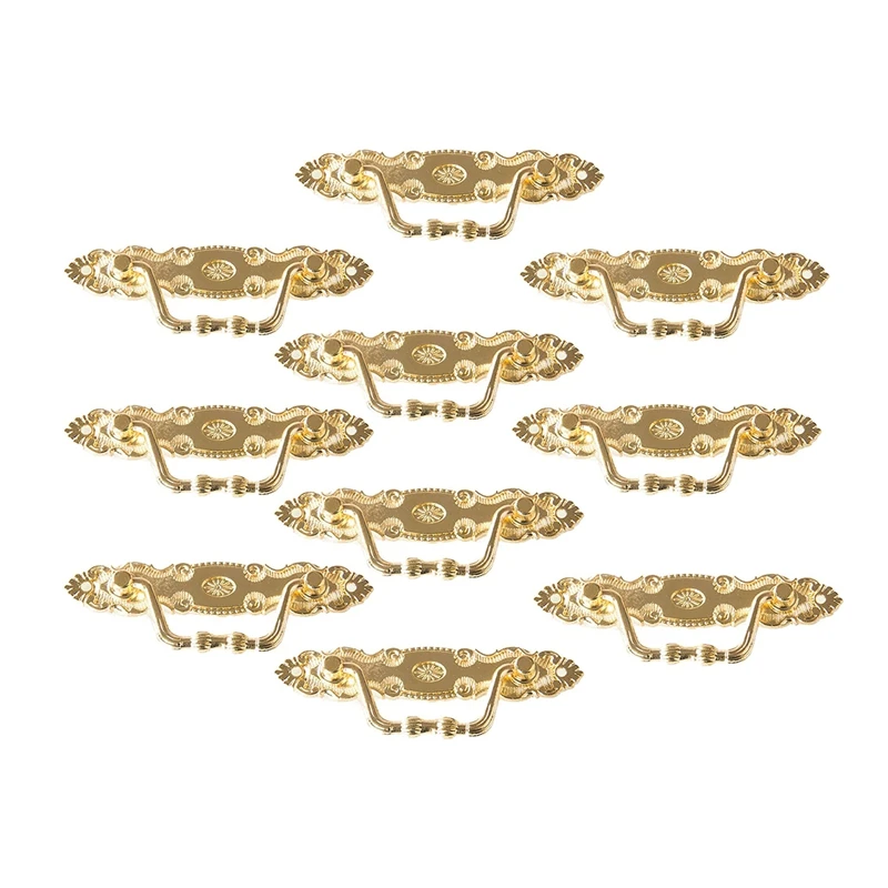 10PCS Antique Handle Zinc Alloy Drawer Door Knobs Golden Cupboards & Draws Handles For Furniture Door (With Screws)
10PCS Antique Handle Zinc Alloy Drawer Door Knobs Golden Cupboards & Draws Handles For Furniture Door (With Screws)