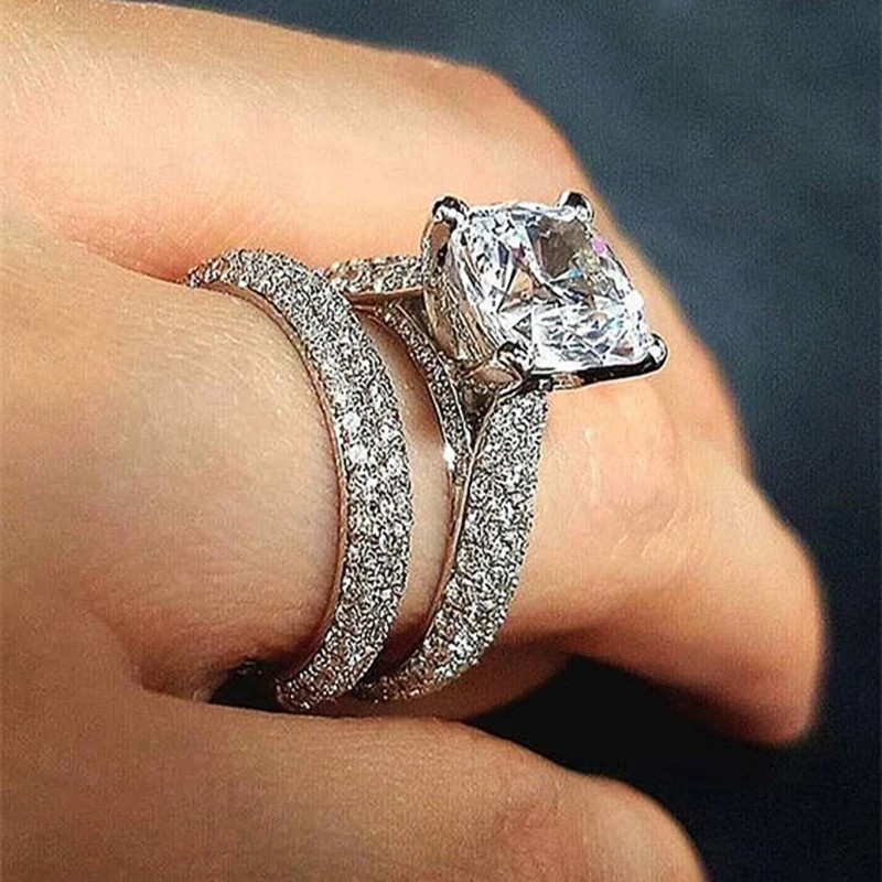 New Gorgeous 2Pcs/Set Women's Rings Bling CZ Stone Fashion Lady's Accessories Wedding Party Statement Jewelry Wholesale
New Gorgeous 2Pcs/Set Women's Rings Bling CZ Stone Fashion Lady's Accessories Wedding Party Statement Jewelry Wholesale