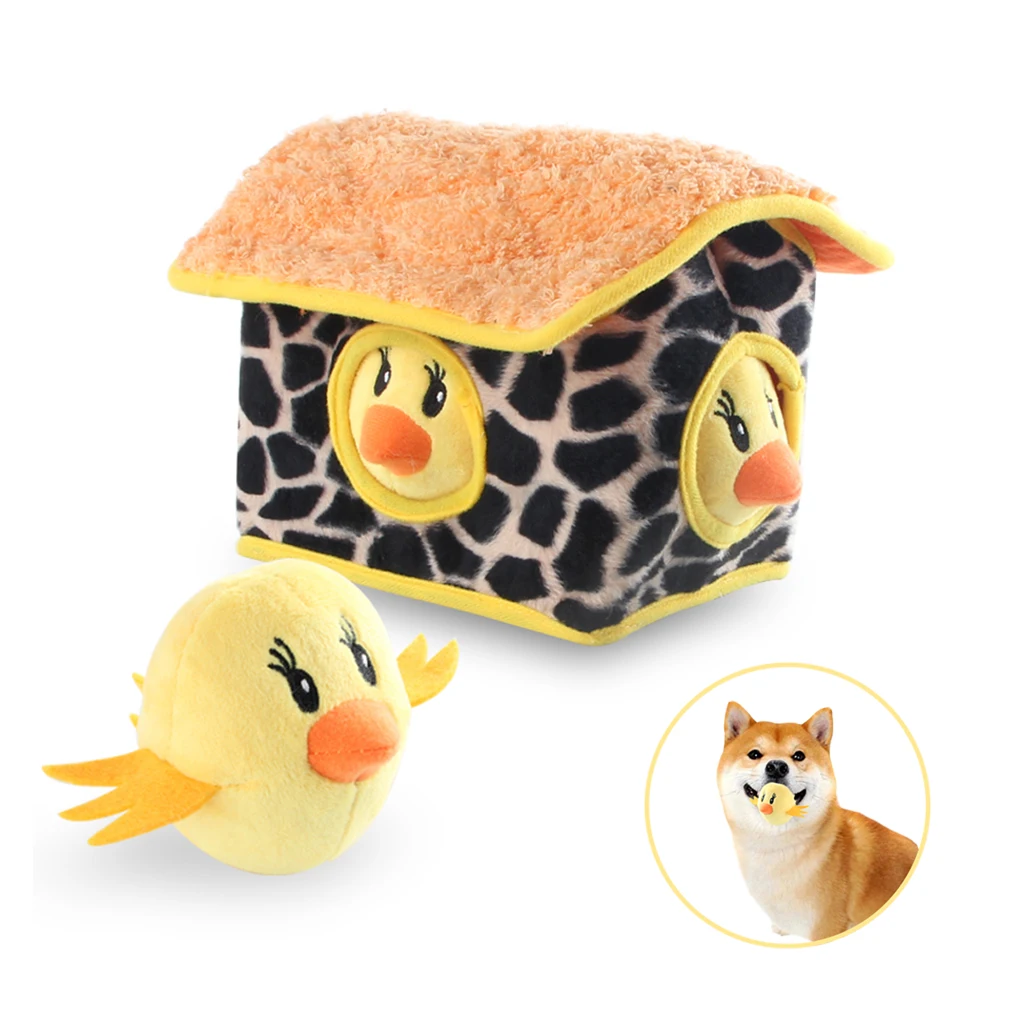 New Squeaky Dog Toy, Durable Hide and Seek Puzzle Plush Interactive Dog Toy (Chicken)
New Squeaky Dog Toy, Durable Hide and Seek Puzzle Plush Interactive Dog Toy (Chicken)