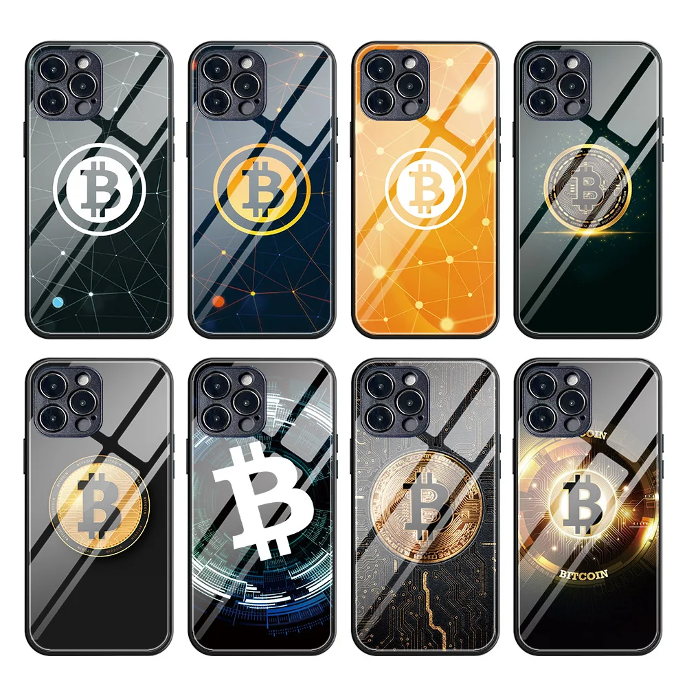 Fashion Bitcoin Tempered Glass Case for iPhone 13 12 11 Pro Max 12 Mini X XR XS 8 7 6s Plus Hard Back Cover
Fashion Bitcoin Tempered Glass Case for iPhone 13 12 11 Pro Max 12 Mini X XR XS 8 7 6s Plus Hard Back Cover