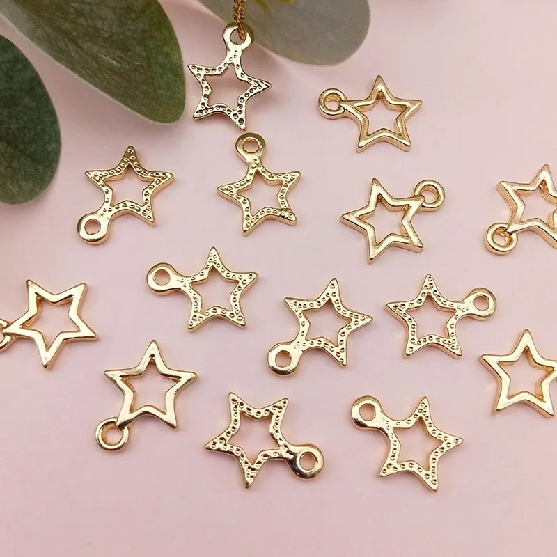 Youga50pcs/Pack Gold Color Pentagram Alloy Pendant Accessorie for DIY Making Earring Necklace Bracelet Jewelry Keychain Handmade
Youga50pcs/Pack Gold Color Pentagram Alloy Pendant Accessorie for DIY Making Earring Necklace Bracelet Jewelry Keychain Handmade