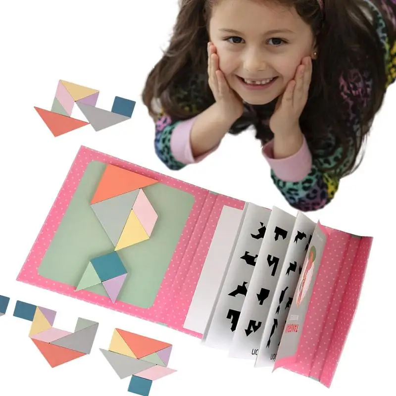 Travel Tangram Wooden Magnetic Tangram Puzzle Book Educational Toy Trip Game Jigsaw Montessori Learning Intelligence Jigsaw Game
Travel Tangram Wooden Magnetic Tangram Puzzle Book Educational Toy Trip Game Jigsaw Montessori Learning Intelligence Jigsaw Game