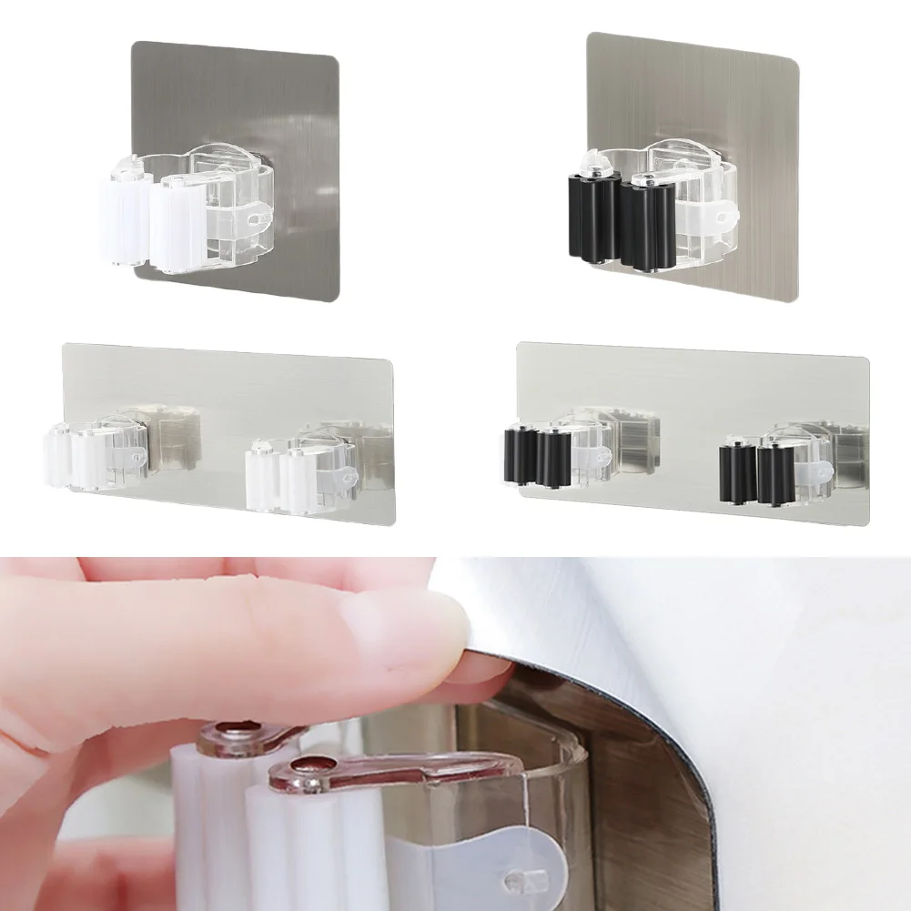 Adhesive Multi-Purpose Hooks Wall Mounted Mop Organizer Holder Ceramic Tiles, Metal, Glass Cleaning Brush, Umbrella
Adhesive Multi-Purpose Hooks Wall Mounted Mop Organizer Holder Ceramic Tiles, Metal, Glass Cleaning Brush, Umbrella