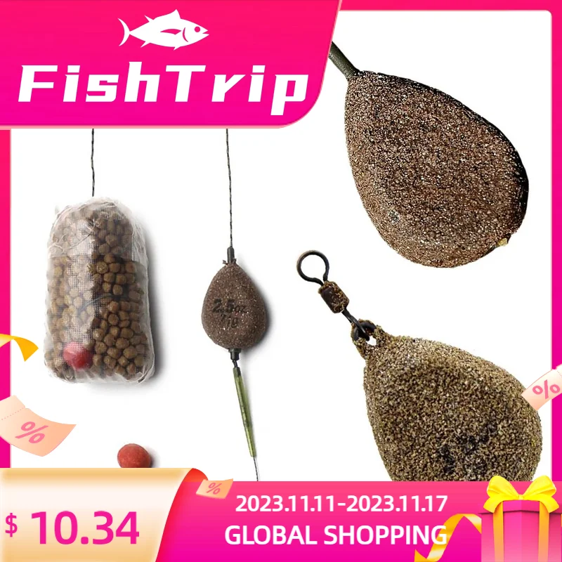 FishTrip текстурированная плоская груша, встроенная рыболовная свинцовая Поворотная груша, свинцовая Рыбалка для карпа, Аксессуары для рыбалки
FishTrip текстурированная плоская груша, встроенная рыболовная свинцовая Поворотная груша, свинцовая Рыбалка для карпа, Аксессуары для рыбалки