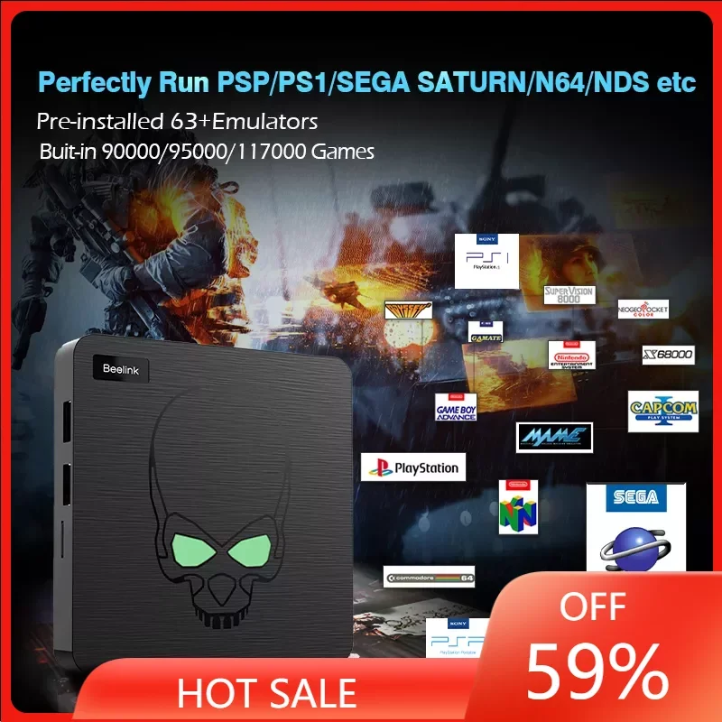 Супер консоль X King с Wi-Fi 6 Amlogic S922X 4 Гб + 32 ГБ ТВ-приставка для Sega Saturn/PSP/N64/PS1 с 117000 играми
Супер консоль X King с Wi-Fi 6 Amlogic S922X 4 Гб + 32 ГБ ТВ-приставка для Sega Saturn/PSP/N64/PS1 с 117000 играми