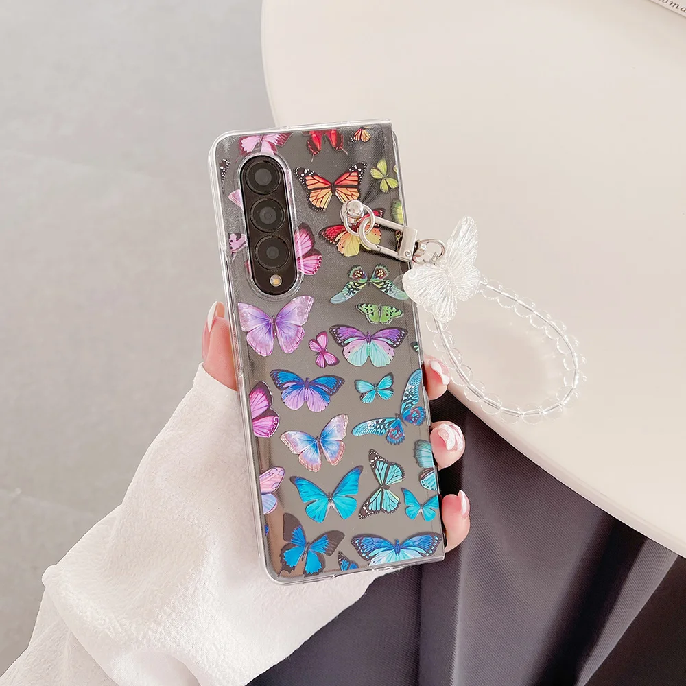 Прозрачный противоударный жесткий чехол-накладка с бабочками для Samsung Galaxy Z Fold 4
Прозрачный противоударный жесткий чехол-накладка с бабочками для Samsung Galaxy Z Fold 4