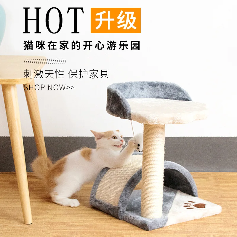 Cat Climbing Frame Small Cat Nest Cat Jumping Platform Sisal Arch Bridge Cat Scratching Board Cat Scratching Post Pet
Cat Climbing Frame Small Cat Nest Cat Jumping Platform Sisal Arch Bridge Cat Scratching Board Cat Scratching Post Pet