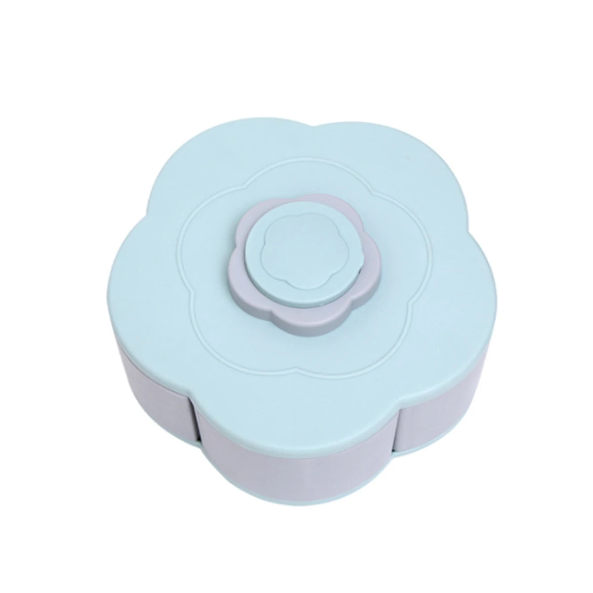 Petal Shape Rotating Dry Nuts Snack Serving Tray Five Grid Compartments Creative Candy Box Fruit Plate for Wedding Party Petal
Petal Shape Rotating Dry Nuts Snack Serving Tray Five Grid Compartments Creative Candy Box Fruit Plate for Wedding Party Petal