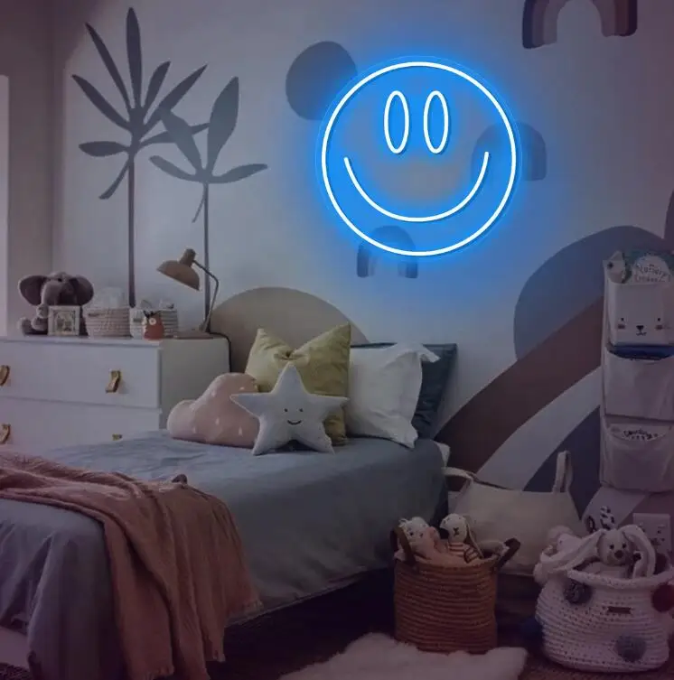 Round Smile Face Neon Sign Custom Neon Light Cartoon Anime for Birthday Party Bar Club Shop Home Room Wall Decorations Neon Lamp
Round Smile Face Neon Sign Custom Neon Light Cartoon Anime for Birthday Party Bar Club Shop Home Room Wall Decorations Neon Lamp