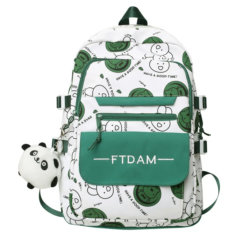 Middle School Backpack for Teen Girls Student High Schoolbag Nylon Bookbag Print Graffiti Casual Campus Korean Back Pack Women
Middle School Backpack for Teen Girls Student High Schoolbag Nylon Bookbag Print Graffiti Casual Campus Korean Back Pack Women