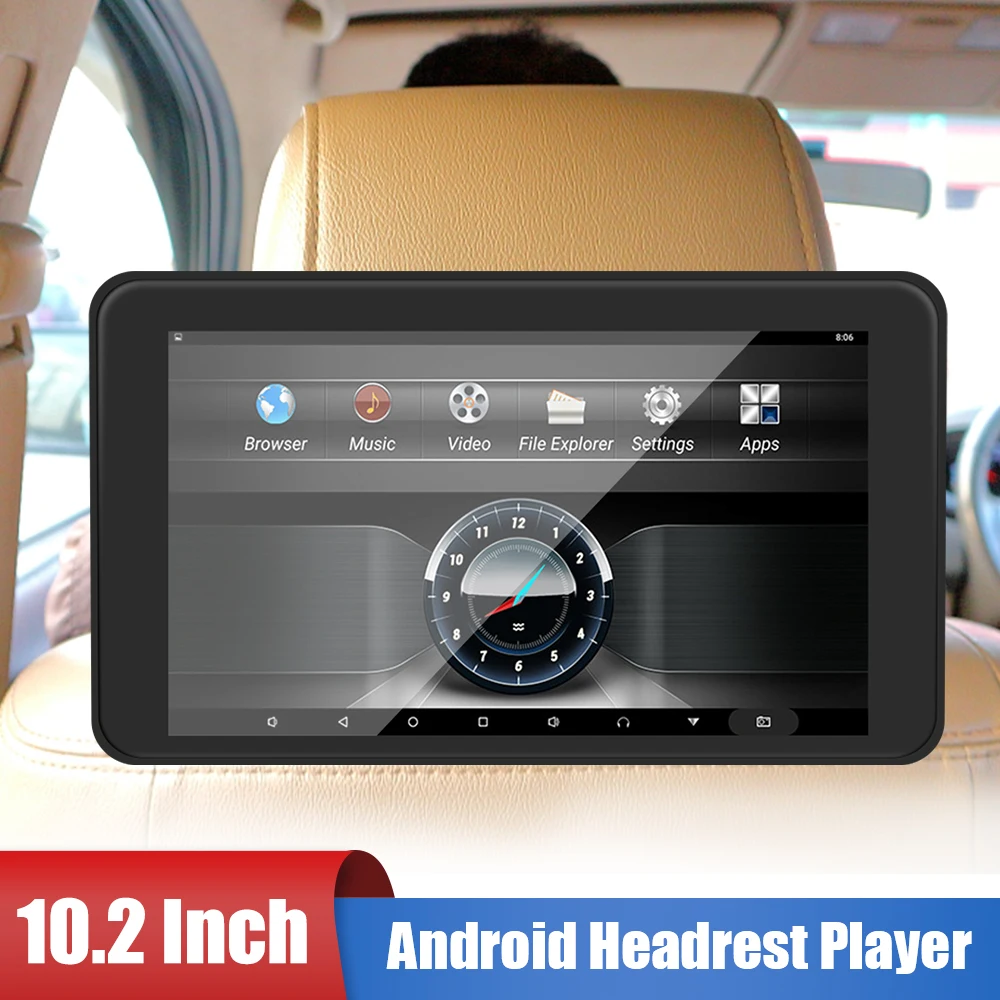 IPS Touch Screen Car Headrest Monitor Built-in Speaker WiFi Bluetooth Android 9.0 MP5 Players TF USB HDMI Multimedia 10.2 Inch
IPS Touch Screen Car Headrest Monitor Built-in Speaker WiFi Bluetooth Android 9.0 MP5 Players TF USB HDMI Multimedia 10.2 Inch