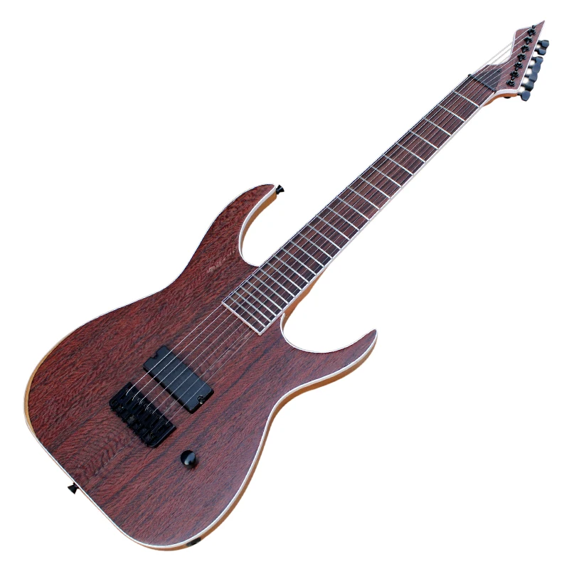 Factory Outlet- 7 Strings Red Brown Electric Guitar 24 Frets,Rosewood Fingerboard
Factory Outlet- 7 Strings Red Brown Electric Guitar 24 Frets,Rosewood Fingerboard