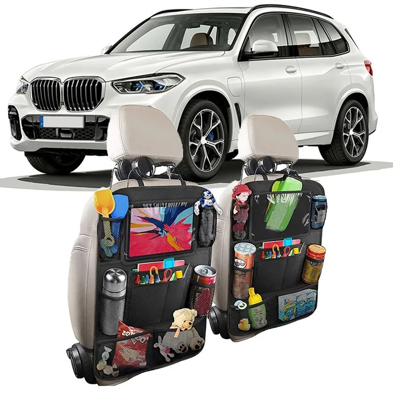 Car Backseat Organizer with Touch Screen Tablet Holder Auto Storage Pockets Cover Car Seat Back Protectors for Trip Kids Travel
Car Backseat Organizer with Touch Screen Tablet Holder Auto Storage Pockets Cover Car Seat Back Protectors for Trip Kids Travel