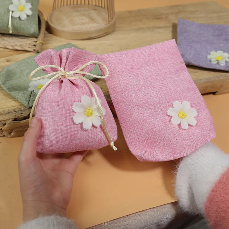 5pcs Colorful Linen Bag Jewelry Flower Gift Box Packaging for Gift Bag Wedding Birthday Christmas Burlap Wrapping Baby Shower 
5pcs Colorful Linen Bag Jewelry Flower Gift Box Packaging for Gift Bag Wedding Birthday Christmas Burlap Wrapping Baby Shower