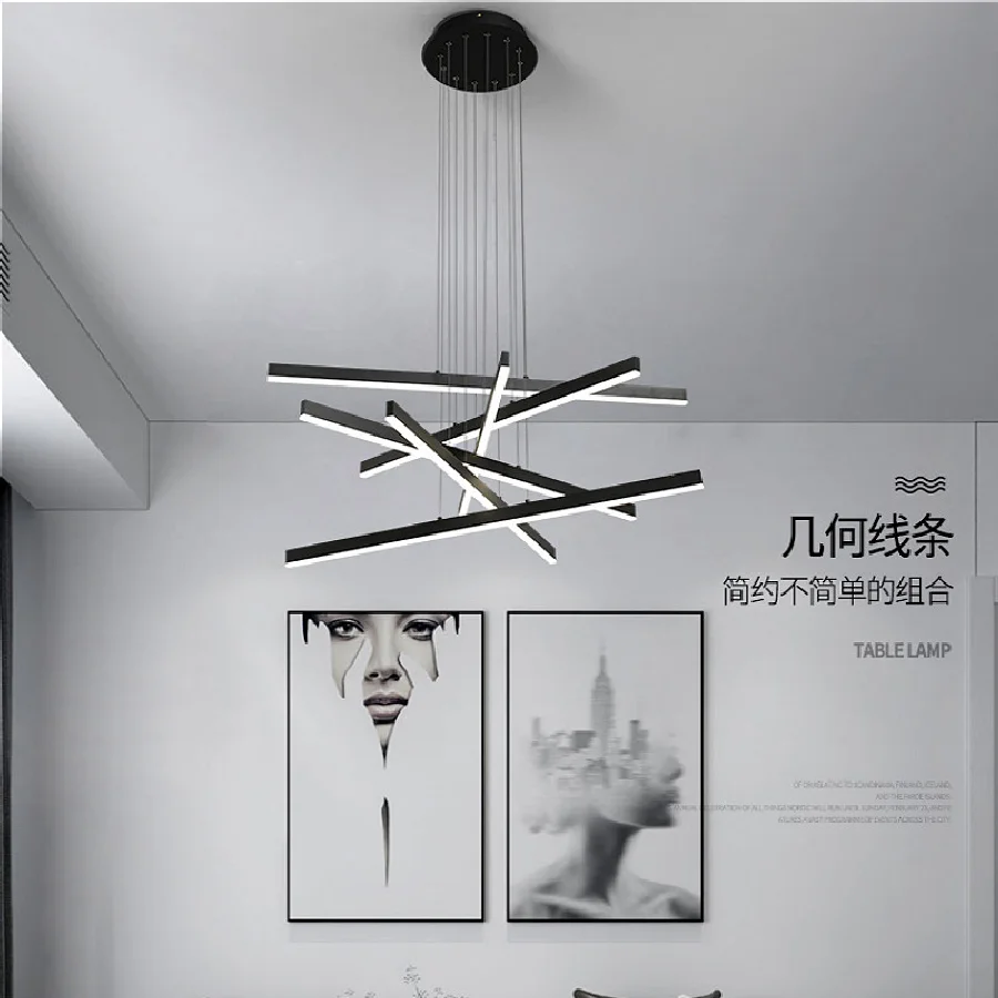 Black acrylic LED chandelier modern minimalist living room bedroom dining room chandelier home interior lighting decorative lamp
Black acrylic LED chandelier modern minimalist living room bedroom dining room chandelier home interior lighting decorative lamp