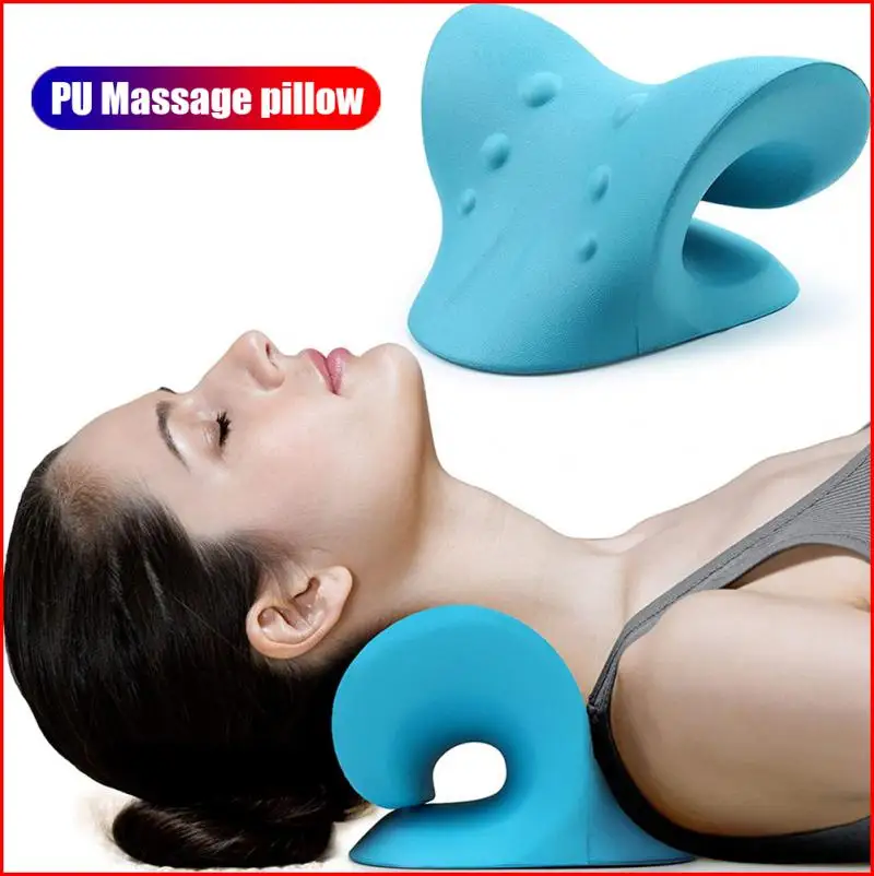 Cervical Neck Shoulder Stretcher Massage Pillow Traction Device Muscle Relaxation Relieve Pain Cervical Spine Correction Pillow
Cervical Neck Shoulder Stretcher Massage Pillow Traction Device Muscle Relaxation Relieve Pain Cervical Spine Correction Pillow