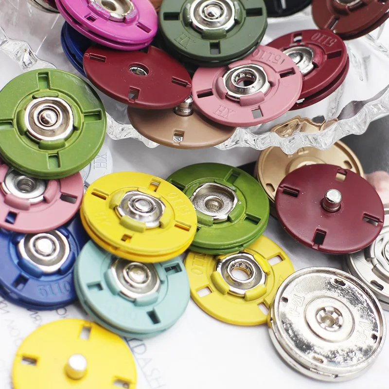 A Pair Invisible Metal Snap Button for Sewing Supplies Jacket Cardigan Concealed Buckle Handwork Clothing Decoration 10-25 mm
A Pair Invisible Metal Snap Button for Sewing Supplies Jacket Cardigan Concealed Buckle Handwork Clothing Decoration 10-25 mm