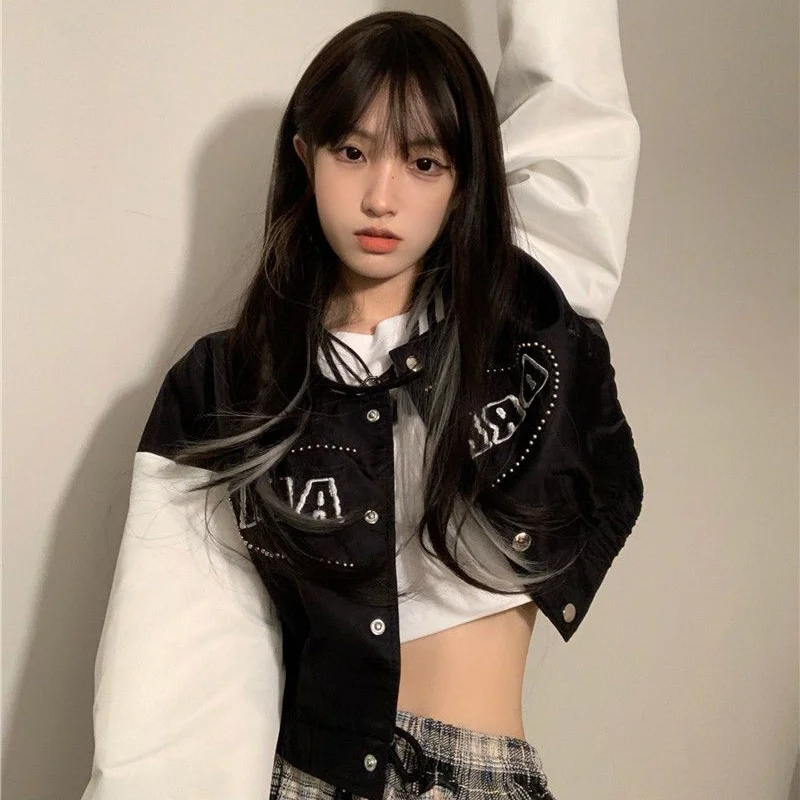 Cropped Baseball Jacket Women Korean Style Streetwear Fashion Bomber Jackets Female Harajuku Oversized College Kpop
Cropped Baseball Jacket Women Korean Style Streetwear Fashion Bomber Jackets Female Harajuku Oversized College Kpop