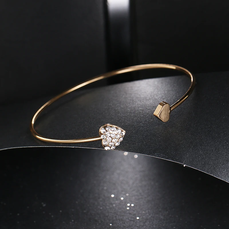 SUGO Store New Fashion Cost-effective Rose Gold Color Heart Adjustable Bracelets for Trend Women Lovely Daily Accessories
SUGO Store New Fashion Cost-effective Rose Gold Color Heart Adjustable Bracelets for Trend Women Lovely Daily Accessories