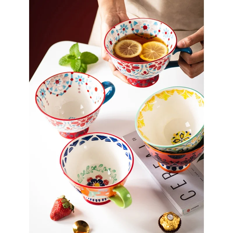 Ceramic mug large capacity breakfast milk water cup creative personality cute female home Nordic ins coffee cup
Ceramic mug large capacity breakfast milk water cup creative personality cute female home Nordic ins coffee cup