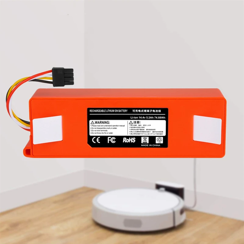 100% NEW 9800mAh 14.4V 6.5Ah li-ion Battery Vacuum Cleaner accessories for xiaomi mi robot Robotics cleaner roborock S50 S51 T4 
100% NEW 9800mAh 14.4V 6.5Ah li-ion Battery Vacuum Cleaner accessories for xiaomi mi robot Robotics cleaner roborock S50 S51 T4