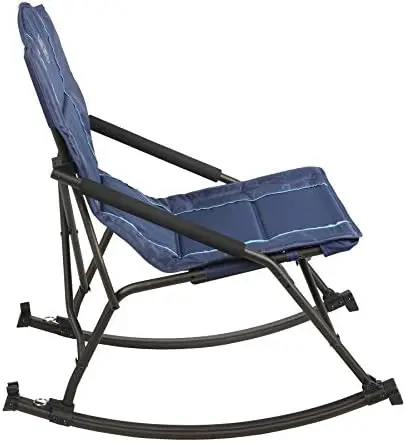 Rocking Camping Chair with Hard Armrests, Portable Outdoor Rocker for , Garden, Lawn, Supports up to 250 lbs, Blue
Rocking Camping Chair with Hard Armrests, Portable Outdoor Rocker for , Garden, Lawn, Supports up to 250 lbs, Blue