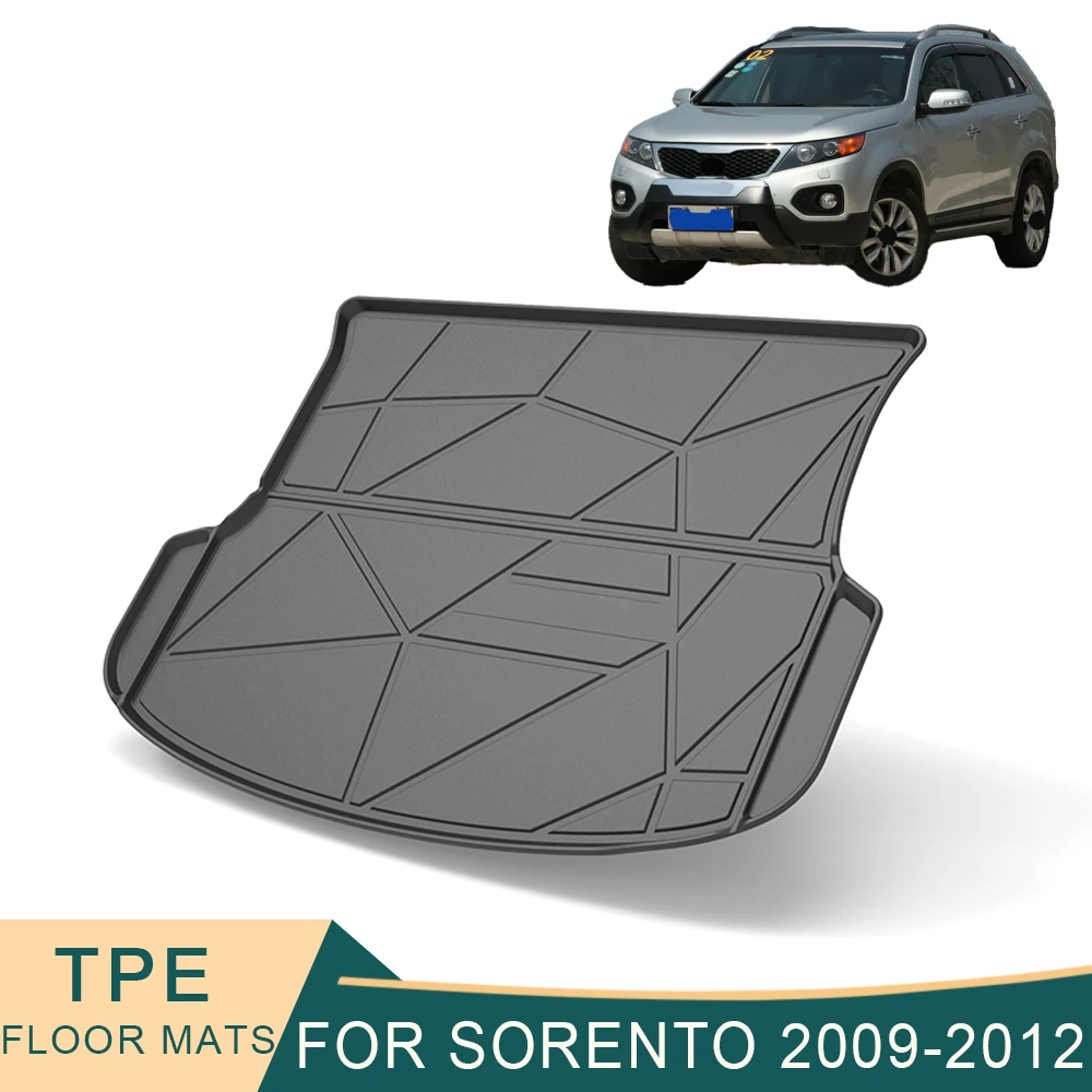 For Kia Sorento 2009-2012 Auto Cargo Liner All-Weather TPE Non-slip Trunk Mats Waterproof Boot Tray Trunk Carpet Accessories 
For Kia Sorento 2009-2012 Auto Cargo Liner All-Weather TPE Non-slip Trunk Mats Waterproof Boot Tray Trunk Carpet Accessories