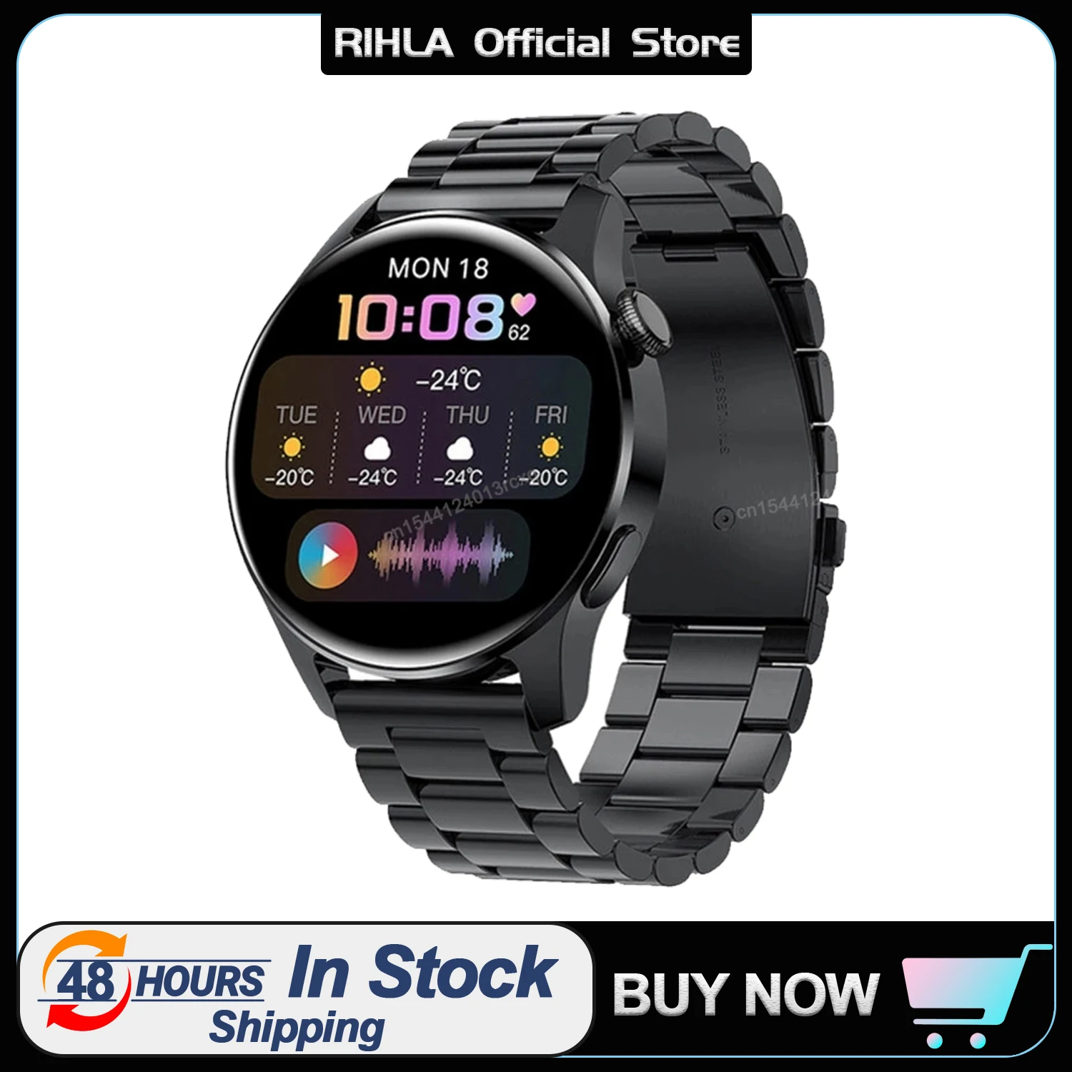Xiaomi Bluetooth Call Smart Watch Men Full Touch Screen Sports Fitness Men SmartWatch Suitable For Android IOS Smartphone
Xiaomi Bluetooth Call Smart Watch Men Full Touch Screen Sports Fitness Men SmartWatch Suitable For Android IOS Smartphone