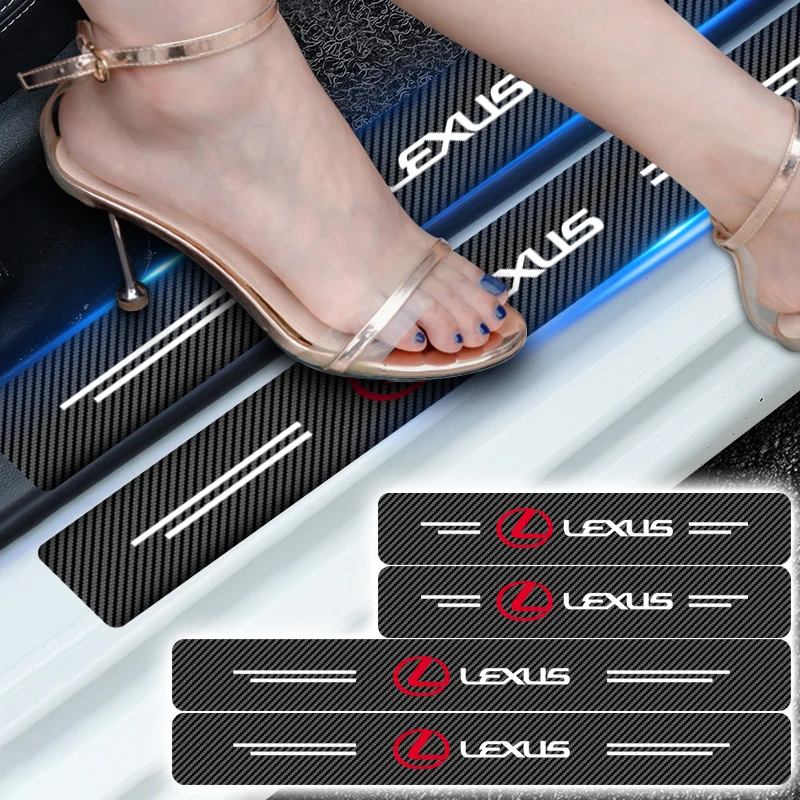 4pcs New Carbon Fiber Car Door Threshold Sill Scuff Anti Sticker For Lexus ES300 RX330 RX300 GS300 IS250 IS200 NX RX Accessories
4pcs New Carbon Fiber Car Door Threshold Sill Scuff Anti Sticker For Lexus ES300 RX330 RX300 GS300 IS250 IS200 NX RX Accessories
