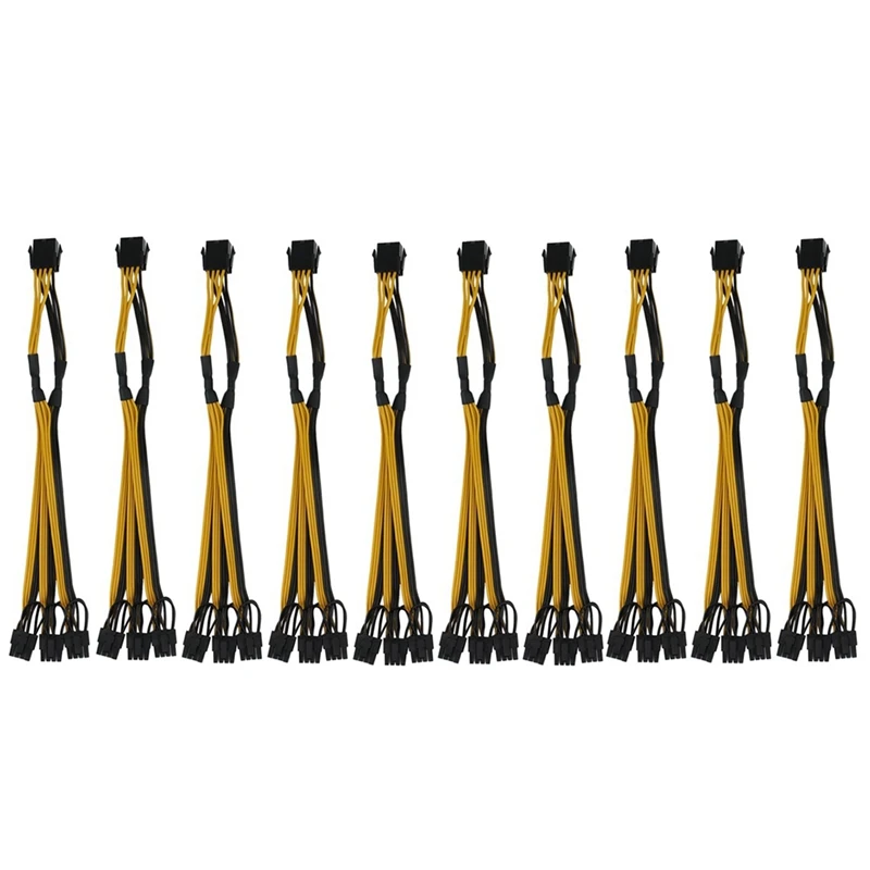 10Pcs/Lot ATX 12V CPU 8 Pin To 3X 8Pin (6+2) Pin PCI-E Male Splitter Power Extension Adapter Cable For Graphics Card
10Pcs/Lot ATX 12V CPU 8 Pin To 3X 8Pin (6+2) Pin PCI-E Male Splitter Power Extension Adapter Cable For Graphics Card