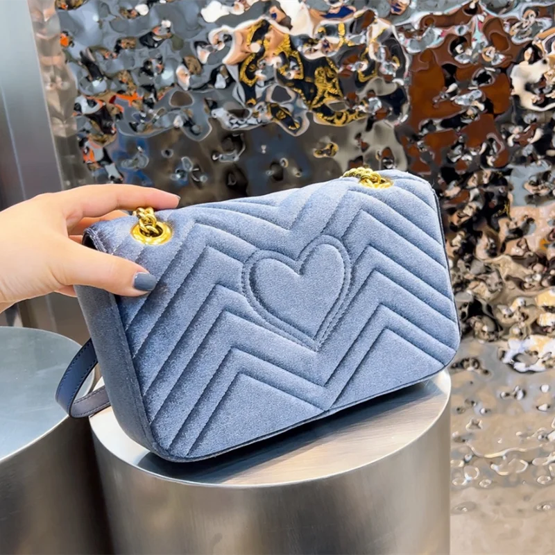 Top Imported Suede Leather Bag Women Luxury Brand Fashion Classic Designer 1:1 Copy Highest Version Shoulder Bags 26 cm Gg
Top Imported Suede Leather Bag Women Luxury Brand Fashion Classic Designer 1:1 Copy Highest Version Shoulder Bags 26 cm Gg