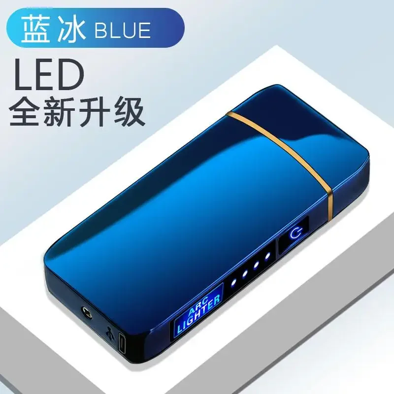 USB перезаряжаемая зажигалка инновационная беспламенная ветрозащитная сенсорная