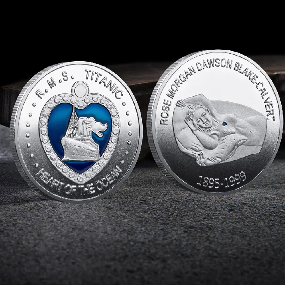 1 шт., памятная монета «Титаник Сердце океана», RMS Forever Love, коллекционная монета, сувенирные подарки на Рождество, день рождения
1 шт., памятная монета «Титаник Сердце океана», RMS Forever Love, коллекционная монета, сувенирные подарки на Рождество, день рождения