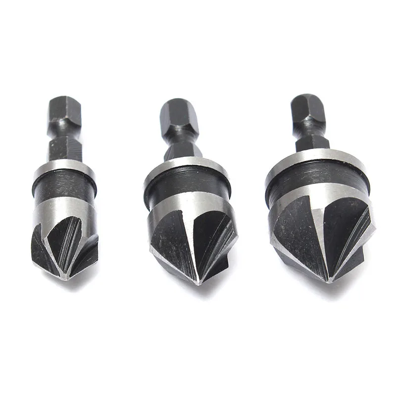 industrial Countersink Bore Set 1/4" Hex Shank Wood Plastic tools drill bit set woodworking boring chamfer 3Pcs 12mm 16mm 19mm
industrial Countersink Bore Set 1/4" Hex Shank Wood Plastic tools drill bit set woodworking boring chamfer 3Pcs 12mm 16mm 19mm