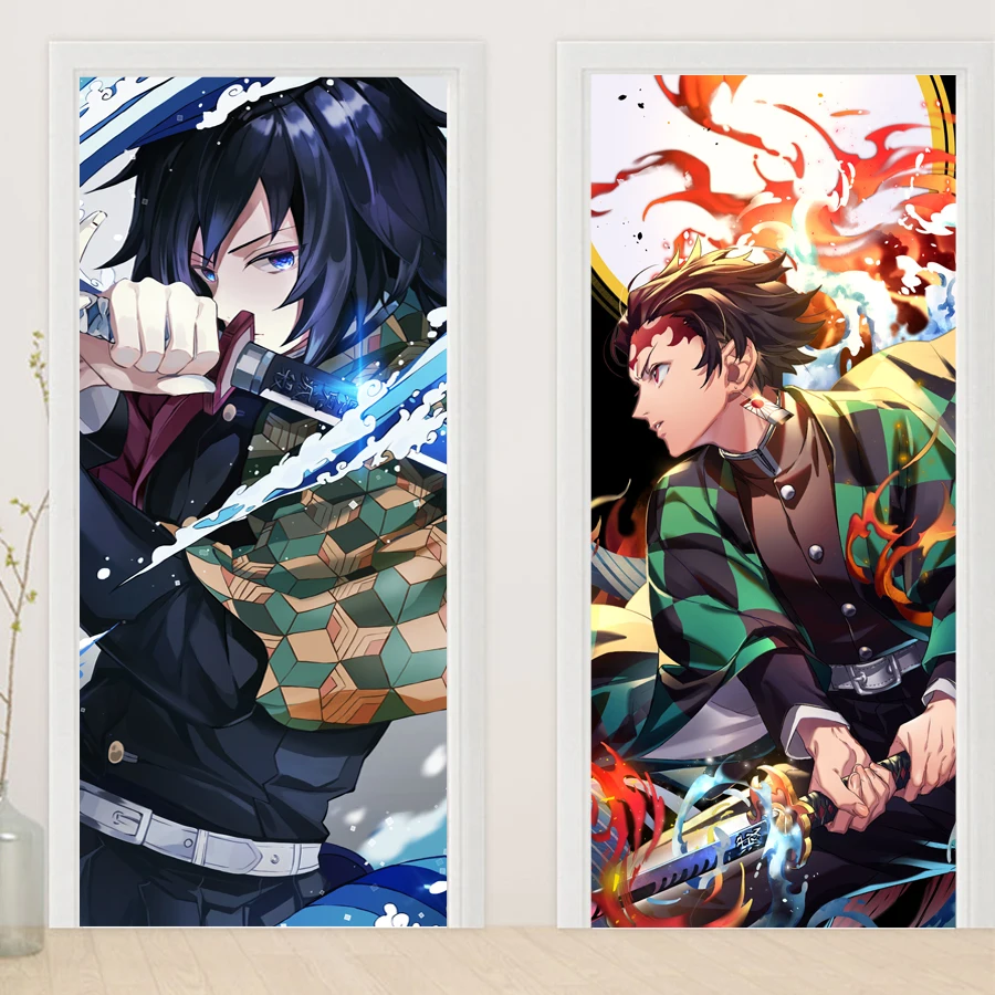 PVC Door Sticker Anime Demon Slayer Kimetsu no Yaiba Pattern Wallpaper Living Room Hotel Background Wall Decor 3D Home Poster
PVC Door Sticker Anime Demon Slayer Kimetsu no Yaiba Pattern Wallpaper Living Room Hotel Background Wall Decor 3D Home Poster
