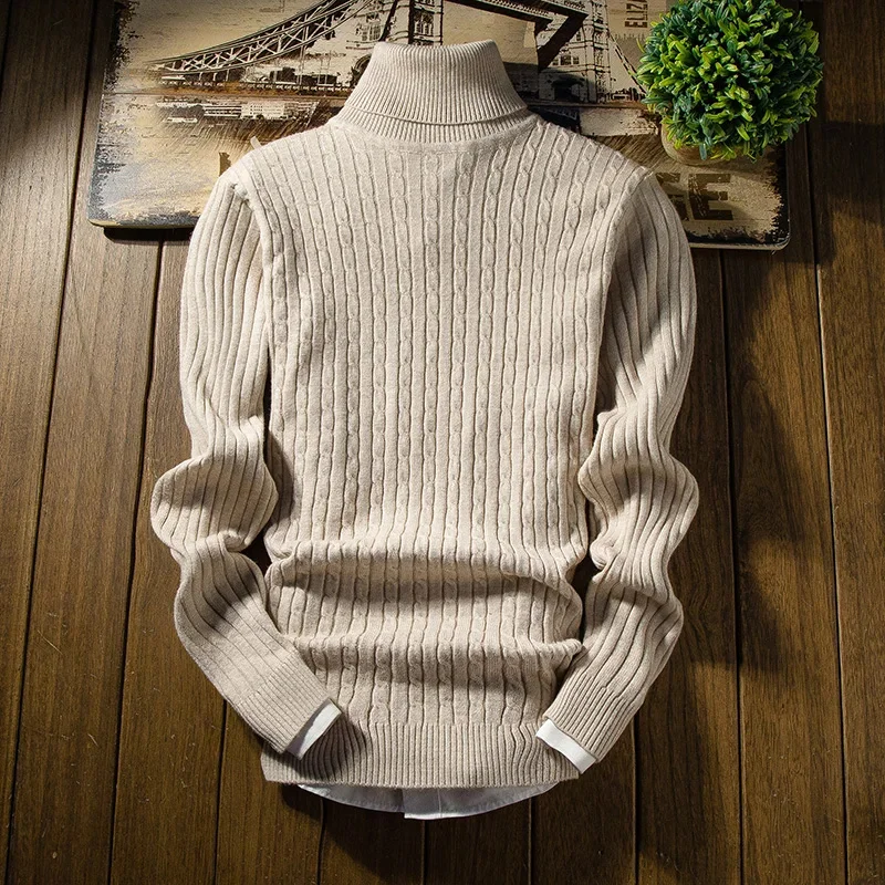 Men's high clar over stretch tight sid cor knitted sweater autumn and winter warm Slim men's bottoming sweater S-2XL
Men's high clar over stretch tight sid cor knitted sweater autumn and winter warm Slim men's bottoming sweater S-2XL