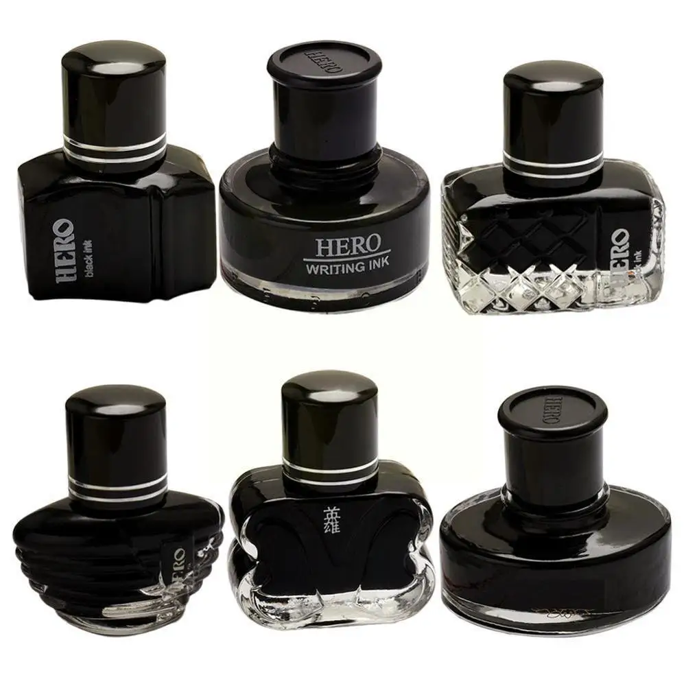 Black Pen Ink Non-carbon Dye Type Does Not Block The Pen Pen Ink Pure Black Bottle 50 Ml Hero-440 For Writing Pens X9y8 
Black Pen Ink Non-carbon Dye Type Does Not Block The Pen Pen Ink Pure Black Bottle 50 Ml Hero-440 For Writing Pens X9y8